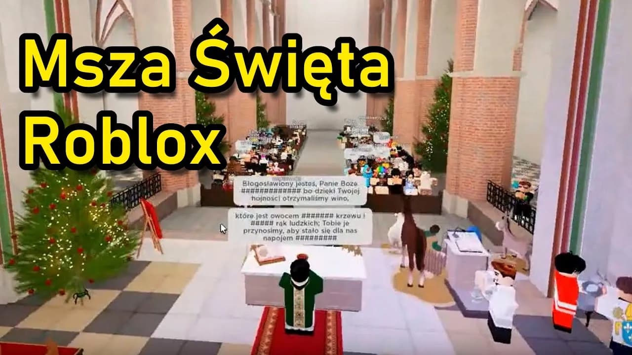 Czy msza w Roblox to grzech? Sprawdź, co mówi Kościół i teologowie
